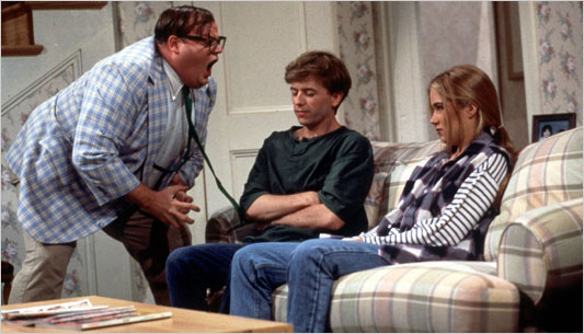 Chris, you forgot to mention that I'd be living in a van down by the river <i>with my mom</i>.